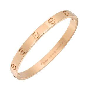 Cartier Love Bracelet Bangle 18K Pink Gold 750 Size16 90243009